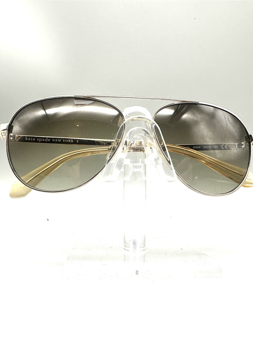 Kate Spade Emmaline/S Aviator Sunglasses Gold Frame Gradient J5GHA 58-14-140